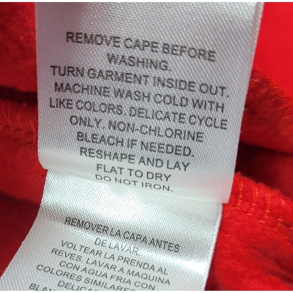 Mad Engine Wonder Woman Red Full Zip Hoodie Girl's Size XL 14/16 (Missing Cape) - Picture 8 of 12